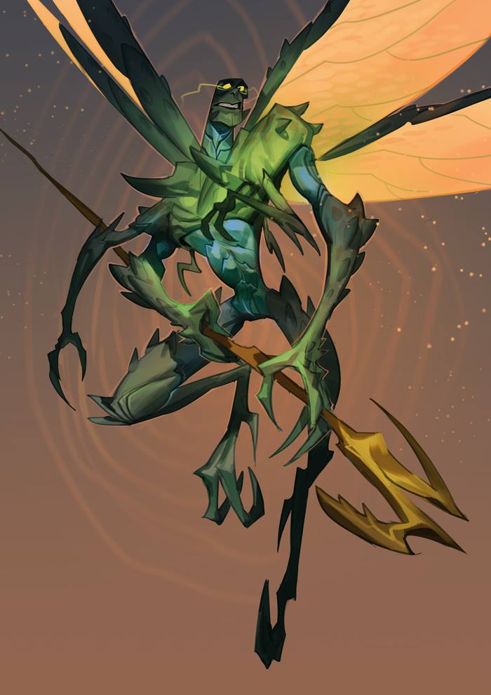 CDReferences's tweet photo. Submission by Max Grecke* ( @MaxGrecke ) for the #CDChallenge - the theme for August was #InsectWarrior

Presented by Character Design Quarterly → https://t.co/6sxnD4EM7R 

#CharacterDesignChallenge #CharacterDesign #cdc #ArtistsOnTwitter https://t.co/Z8nZjC8cUx
