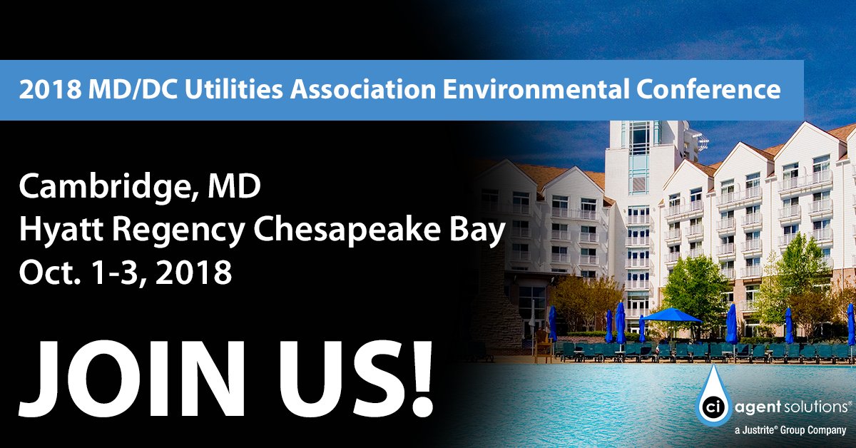 CI_Agent's tweet image. Don't forget to visit us at MD/DC Utilities Association 2018 Environmental Conference, Oct. 1-3 at the Hyatt Regency Chesapeake Bay in Cambridge, MD. Learn how we can help reduce labor hours in your underground vaults and manholes. ow.ly/YMUF30lS9Hf