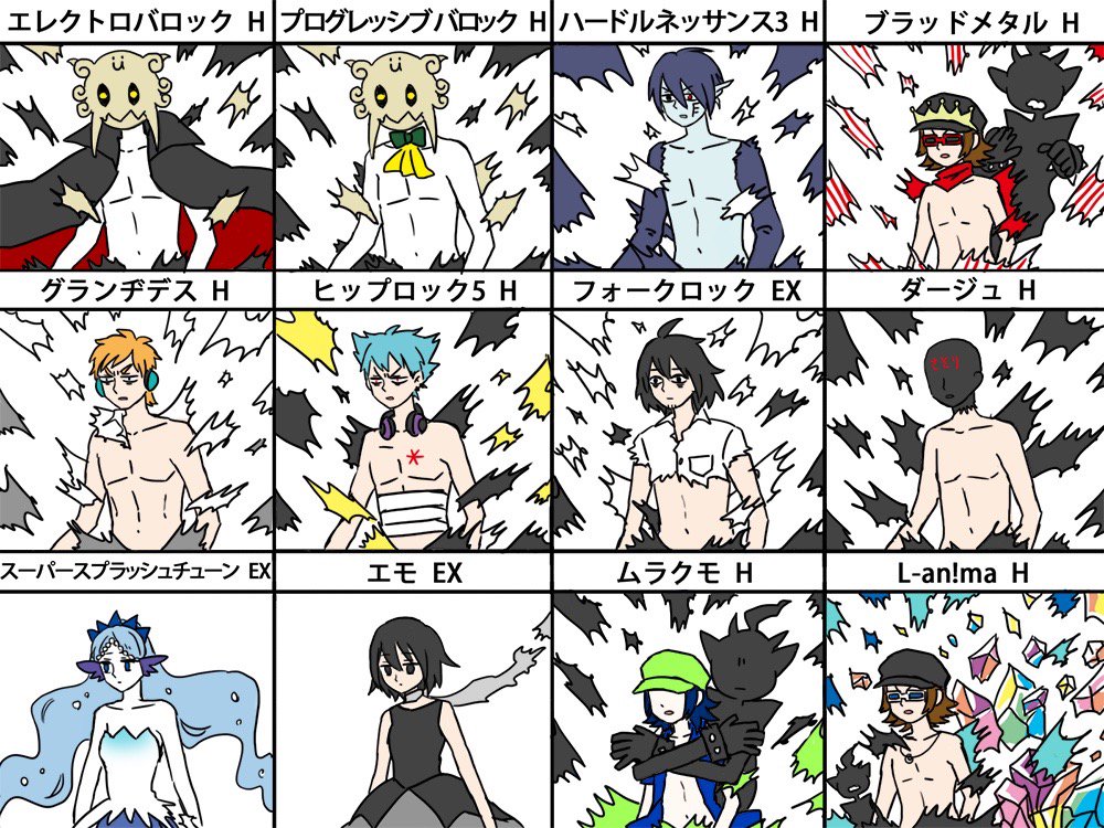 ポップン過去絵シリーズ 今45とかクリアできる気がしない 