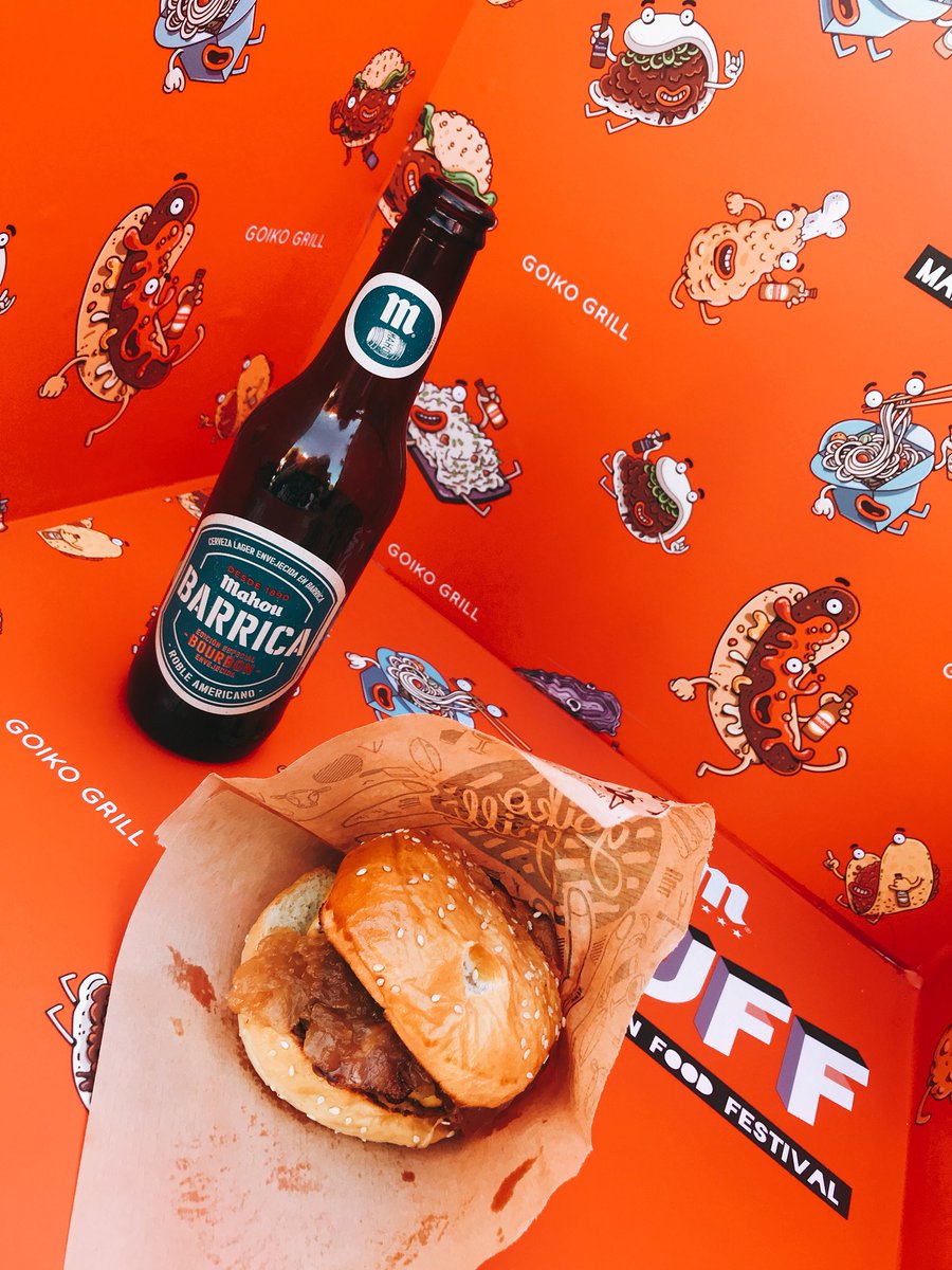 medinavegas's tweet photo. #muffmatch #MUFFestival #burger @GoikoGrill y @Mahoudrid_ #barricabourbon maridaje perfecto!!! https://t.co/4G45X5bgX7