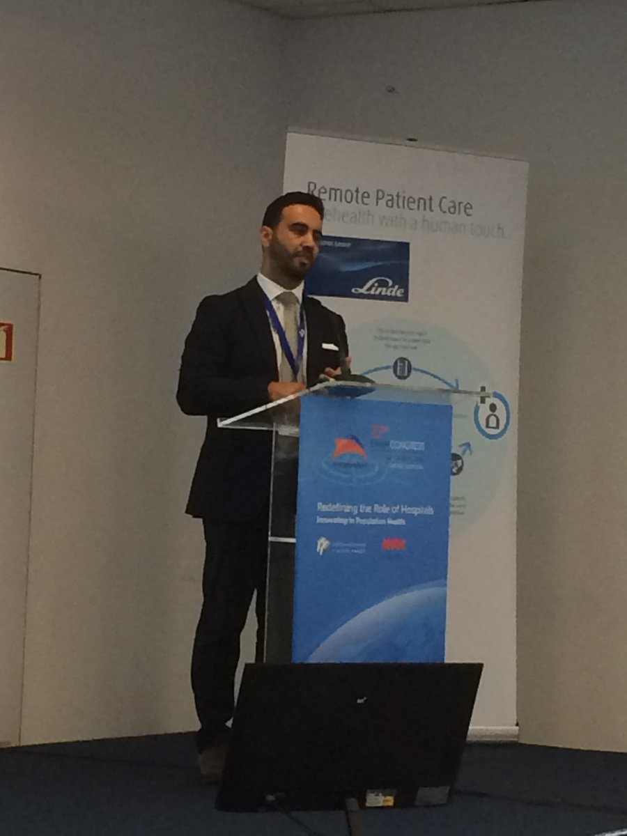 isfteh's tweet photo. Thank you João Pereira from @lindehealthcare for insights on how to integrate #telehealth into routine care and on good practices and operational experience! #EAHM2018 https://t.co/ioWmP33fEk