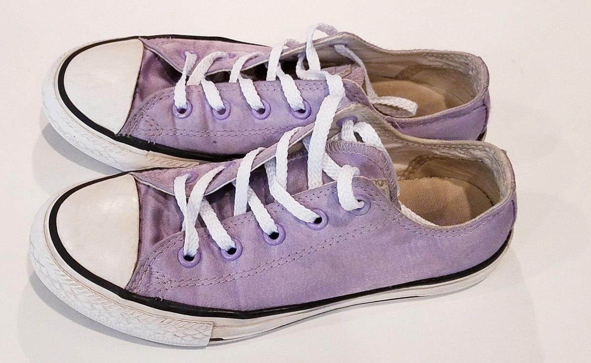 purple converse ebay