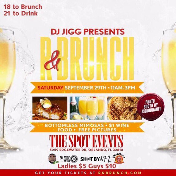 iJumps_x3's tweet image. TOMORROW 🚨 wine, dine, and vibe at #RnBrunch. Don’t be that guy buying your tix at the door, I heard the ladies coming to slay ⚔️ Get your tickets now at RnBrunch.com #UCF18 #UCF19 #ucf20