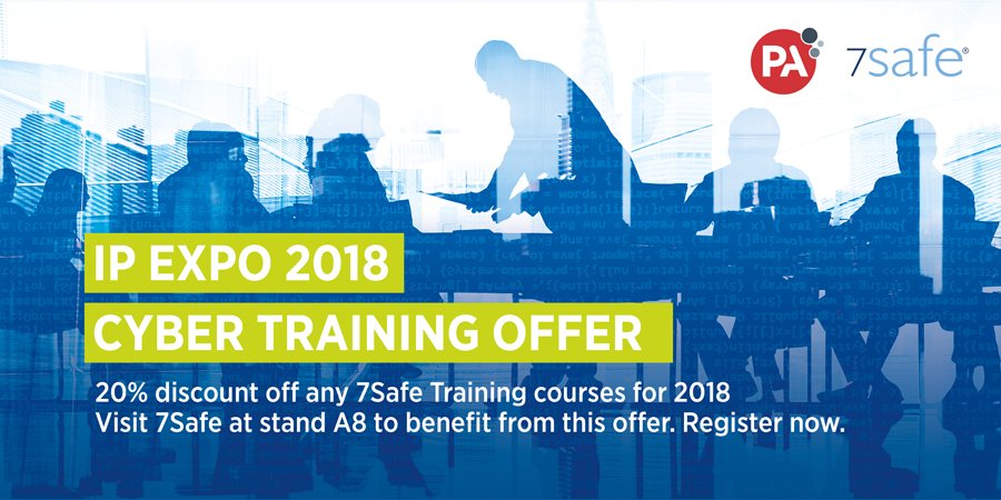 Are you attending #IPEXPOEurope and would like the chance to receive 20% off any 7Safe training course in 2018? Come and find @7Safetraining
and <a href="/PA_Consulting/">PA Consulting</a> at stand A8 to take advantage of this limited time offer. 7safe.com/about-7Safe/7s… …