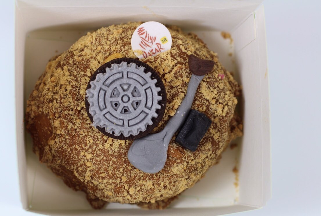 DeepSilverUK's tweet image. It’s #Dakar18’s launch day here in the UK and to celebrate we collaborated with @doughnuttime_uk to make these beauties for the office! #Doughkar18 @BigmoonEnt