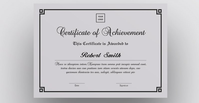 Indesign Certificate Template Indesign Certificate Template