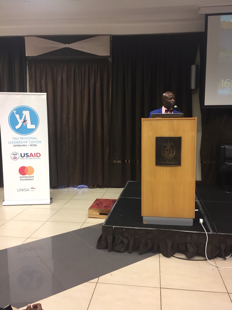 RLC_SAfrica's tweet photo. [GRADUATIONS] Programme Director Mr. Derrick Manyisa: YALI RLC-SA  #YALI_SA_Cohort15 #GraduationsDay #Cohort15 https://t.co/4oOUFoJM6C
