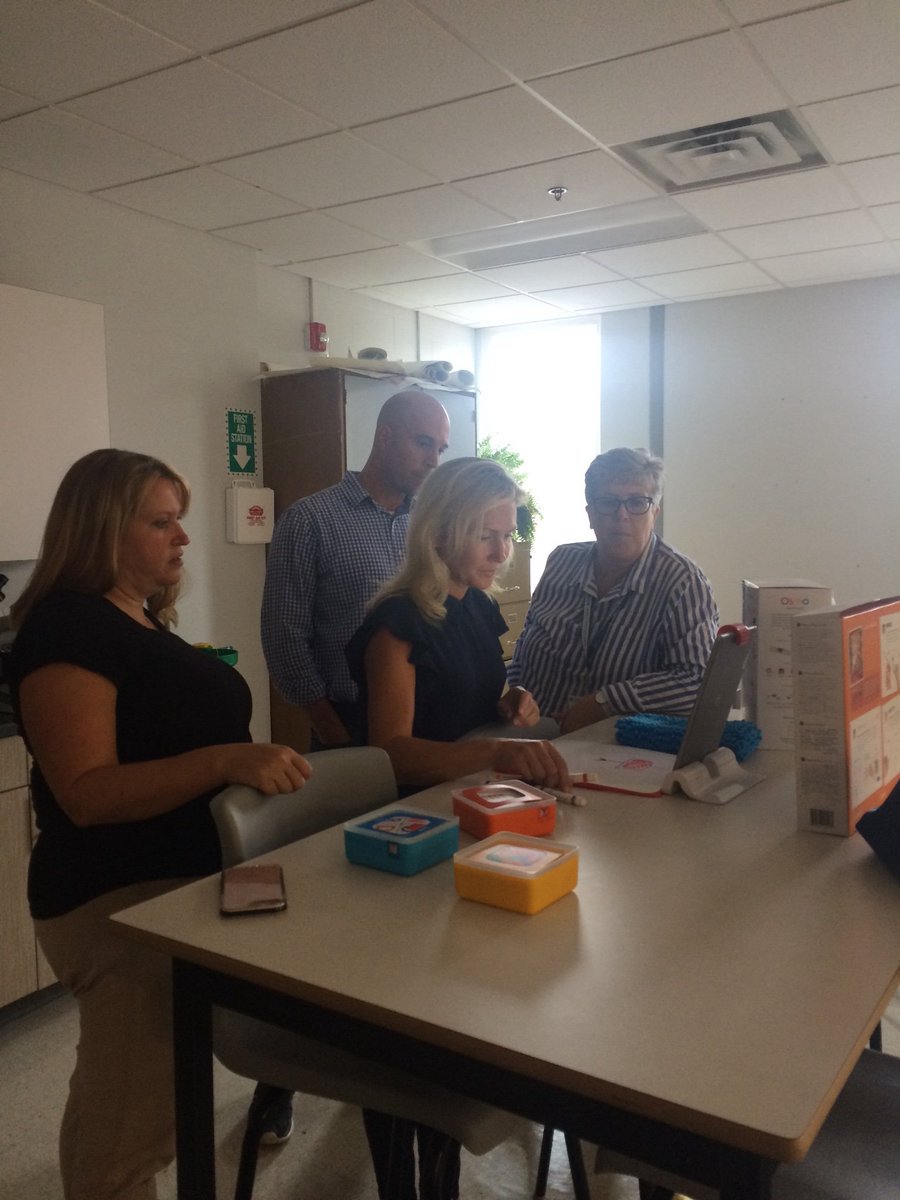 AnnWentzell's tweet photo. @SAMRUDLAT2018
 SSRCE teachers having hands on experience with accessible coding opportunities #osmo #cubetto 
@SSRCE_NS https://t.co/zs5hHvpiQK