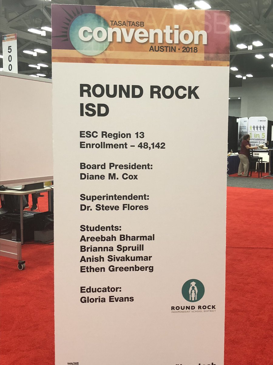 Just checked in on our @RoundRockISD students at the Student Innovation Challenge. Check out their project board. They will be presenting their app to the world tomorrow at #TASATASB