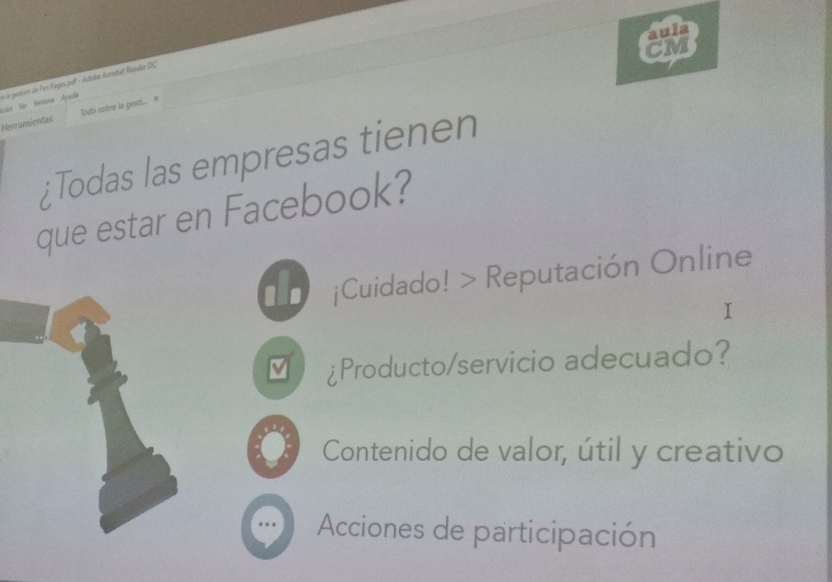 inmartal's tweet photo. Acabamos la semana con @sandraburillo_ en clase de #communitymanager
Facebook desde dentro, por fuera, de costado, boca abajo.. 🙃
Sandra es una experta y nos desvela todos los secretos del niño bonito de Mark Zuckerberg
En #Aulacmzgz https://t.co/Tc0hQu3x2k