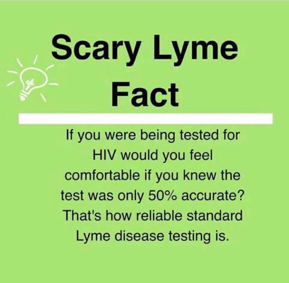 LymeOntario's tweet photo. Name any test you take where the results are 50/50. The Canadian #lyme test is so outdated, unreliable and highly inaccurate yet Canadian doctors rely on it for a diagnosis. 

This needs to change! 💚 https://t.co/7n0vddxhLu