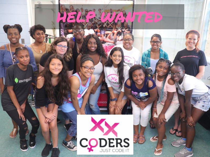 LIWomenInTech's tweet photo. Hiring: XX Coders Club is searching for a Teacher for their coding program for high school girls in Wyandanch, NY.
https://t.co/J46ON7MgNv
#computerscience #computerprogramming #womenintech #jobs #techjob #longisland #NY #liwit #xxcoders #tweetmyjobs #coding #girlswhocode https://t.co/PNfDMCMKEn