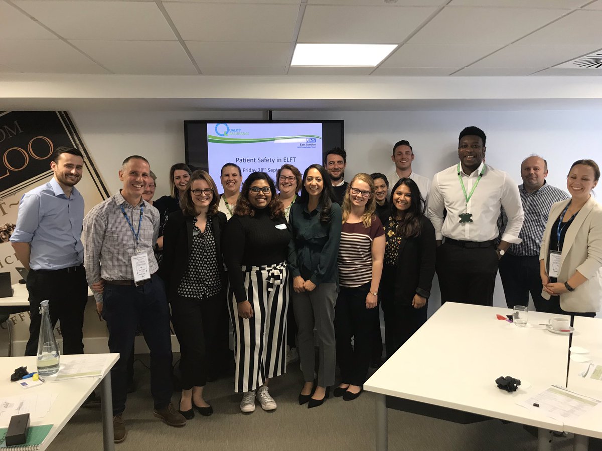 ElftQA's tweet photo. Great time with our graduate trainees at our NHS Improvement Patient Safety Quality Workshop. We had an amazing time #nhsgraduatescheme #nhsimprovement https://t.co/FMbi7QT9FJ
