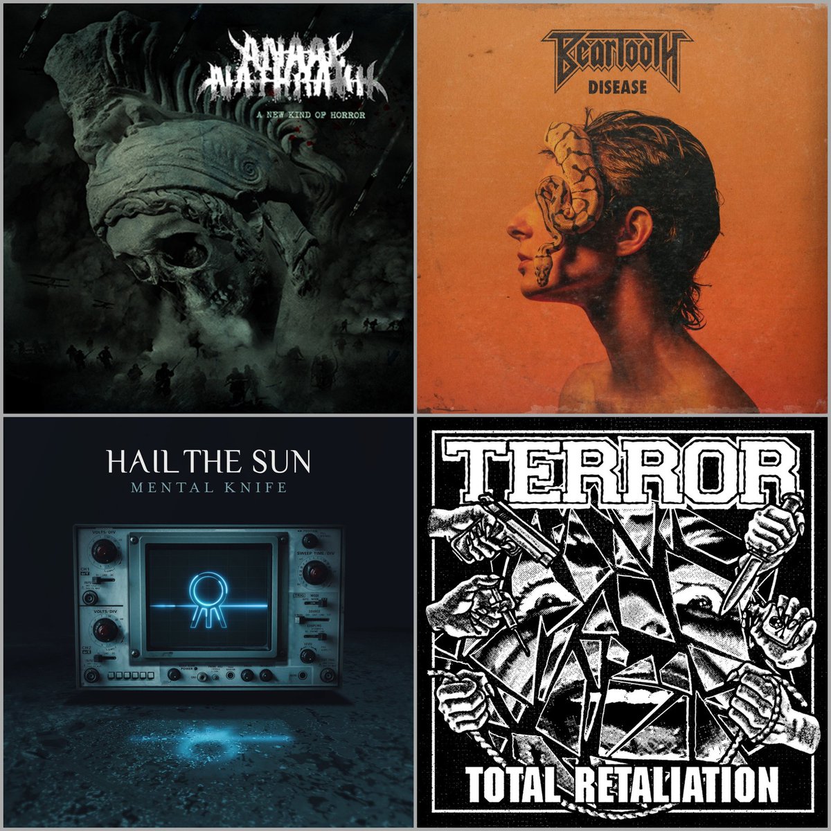idobiHowl's tweet photo. Awesome new records out today across the Heavy Music spectrum!
Go check out the new @ANOfficial, @BEARTOOTHband, @hailthesun & @terrorhardcore albums!
We'll be spinning tracks from each throughout the day, including a special #HowlTakeover w/ one @ 7!
https://t.co/VBvw7OqKJL https://t.co/NxSwHCkeF6