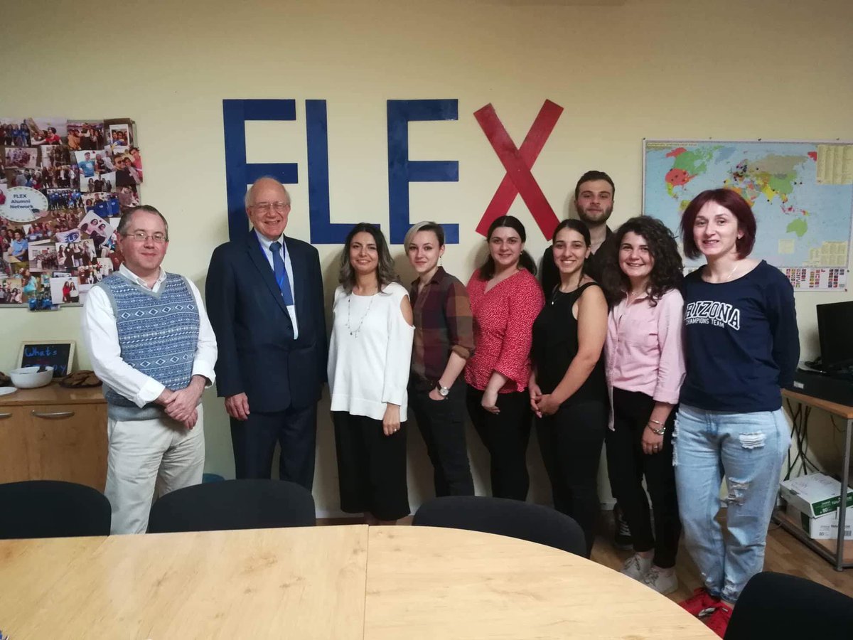 natialetter's tweet photo. American Councils Georgia staff with founder of @AC_Global Dan Davidson in Tbilisi office https://t.co/nHWT01zXNB