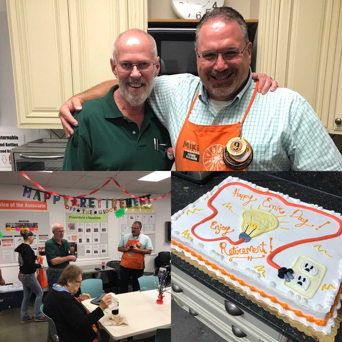 Happy Ernie Day!!! Please help 2748 celebrate Ernie’s last day! Enjoy retirement! You will be greatly missed! #OffTheClock #RetirementStartsToday #HappyErnieDay <a href="/HDmorrissey/">Michael Morrissey</a> <a href="/Sierra24Johnson/">Sierra Johnson</a> <a href="/schrad1/">ASchrad</a> <a href="/RAshley89/">Ryan Ashley</a> @mattmehalko