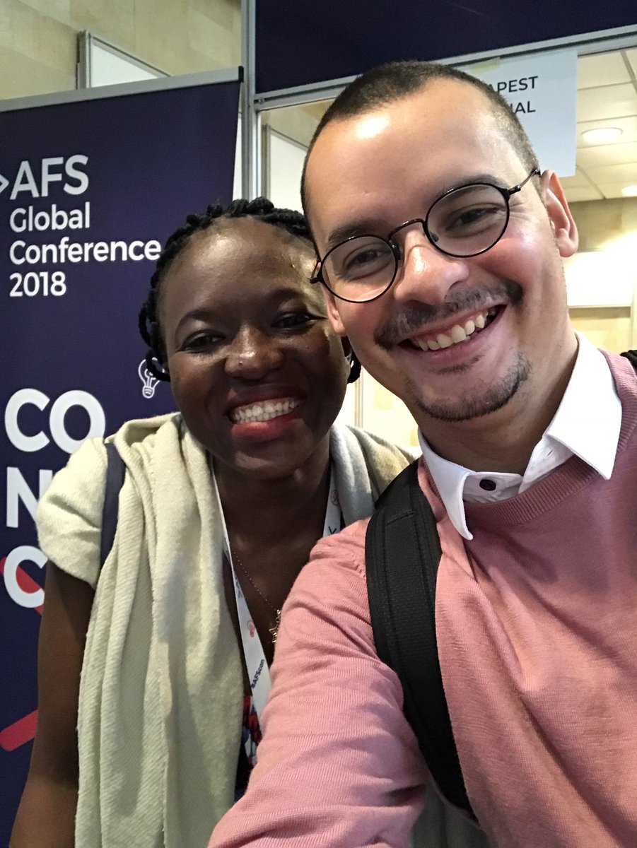 Sharing panel with @ragyare in @AFSenlaWeb Budapest - global competence #AFSCon