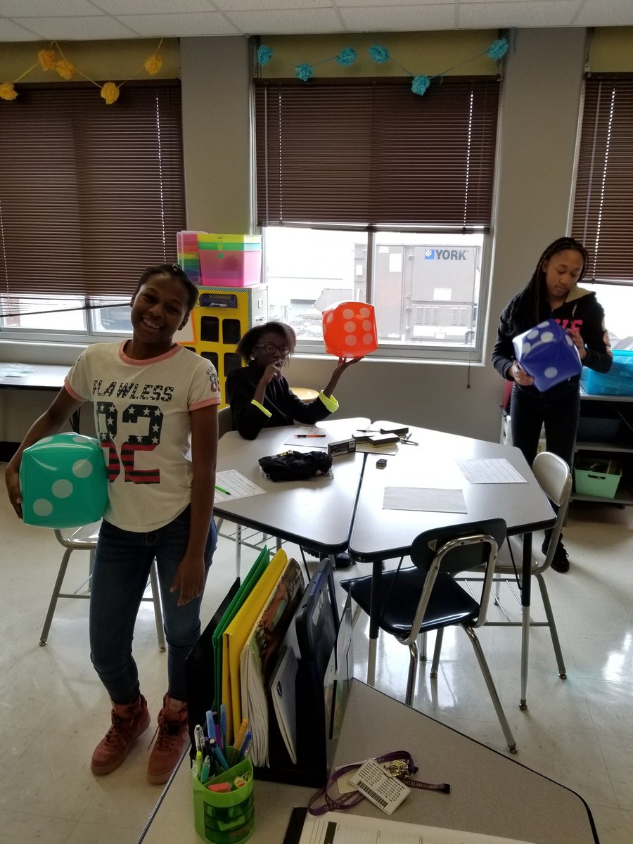 MissTermunde's tweet photo. Hands-on math with our yard dice! π² #teamPhenomenal215 #TFNSOARProgram https://t.co/hNz2v67Pjt