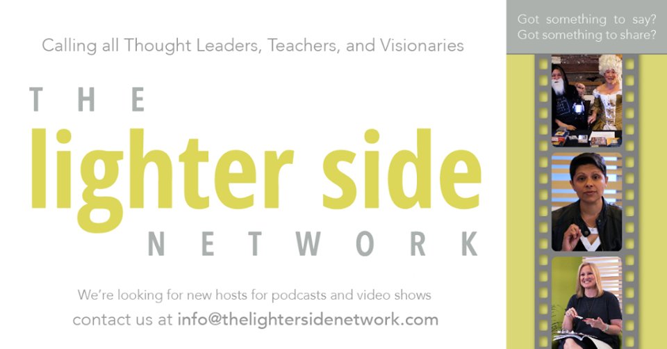 Jamiebutler's tweet photo. Are you our next host on #TheLighterSideNetwork? Reach out and let us know if you have something to share and let's see if we are a good fit. info@thelightersidenetwork.com https://t.co/gHKBZ8DsiC