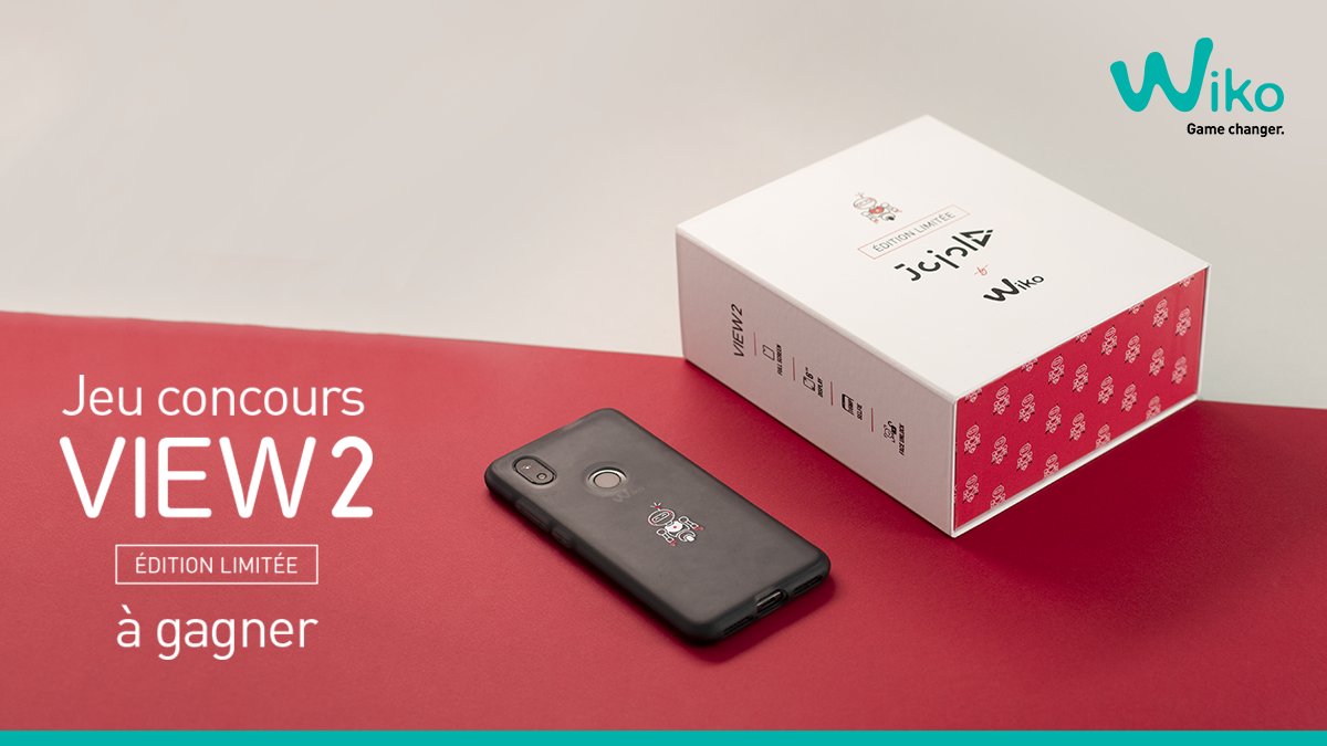 WikoMobile's tweet photo. #JeuConcours

@jojol67 nous dévoile son pack #WikoView2 édition limitée ! Prêt(e) à le gagner ? 

 👉 RT + Follow pour participer

 🔥 3 PACKS à gagner ! 

📆 Fin du jeu le 02/10 à 23H59, TAS le lendemain ! 

Son #WikoChallenge : https://t.co/QQtigJbIjs

Bonne chance ! 🍀 https://t.co/txRInMpMo4