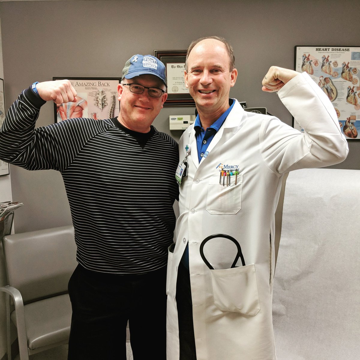 jaovery's tweet image. Flu Shot day! #strongarmselfie @FightCRC