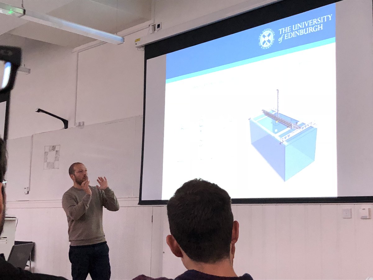 UoE_IES's tweet photo. A great talk on "Aquatic vehicles and energy harvesting" was given by Dr Francesco Giorgio-Serchi today! #addedmass #PoseiDRONE #IES_Seminar #UniversityOfEdinburgh #UoE @EdinburghUni @gabrielweymouth @Robohub @ORCA_Hub @SantAnnaPisa https://t.co/n7uPSicX7o