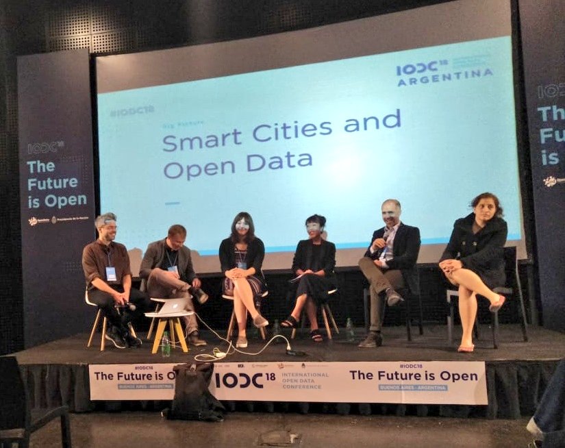 alvarojherrero's tweet photo. Our challenge is to show the added value of #opendata to raise interest on the gov and the community. #OpenCitiesSummit keynotes at #IODC18 https://t.co/IATkYxZelK