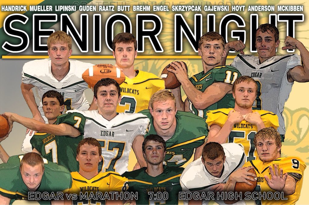 Stay warm cheering your Wildcat Football Team to a victory on Senior Night! #WildcatPride #ThankYouSeniors