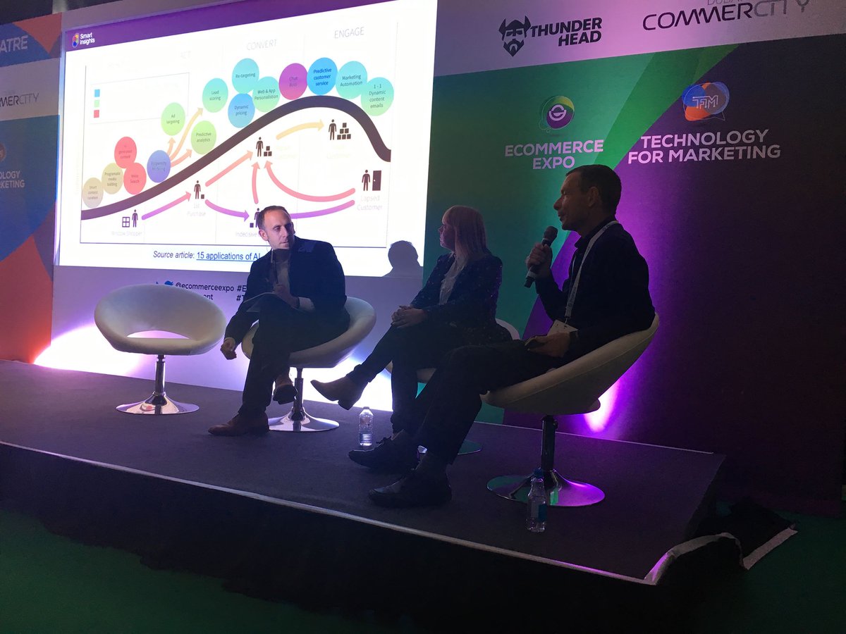 TheCreatorHubUK's tweet photo. The team had a fantastic time at #TFM18 at @olympia_london yesterday, learning from some of the top marketeers in the industry (incl. @Dominos_UK's CEO David Wilde and @SmartInsights' @DaveChaffey) and hearing about some *top secret* upcoming technologies 🤓

#WeNeverStopLearning https://t.co/bjNOoLz1oU