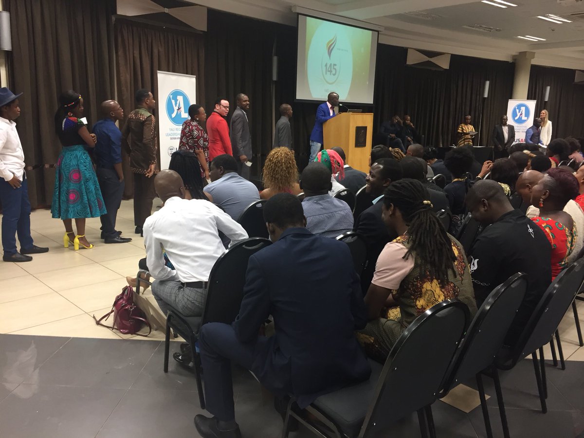 RLC_SAfrica's tweet photo. [GRADUATIONS] Handover of  Certificates for #YALICohort15 Civic Leadership @UNISA Kgorong Building Main Campus, Tshwane Pretoria, South Africa #YALICohort15 #GraduationsDay #Graduations https://t.co/Z2jvump4Js