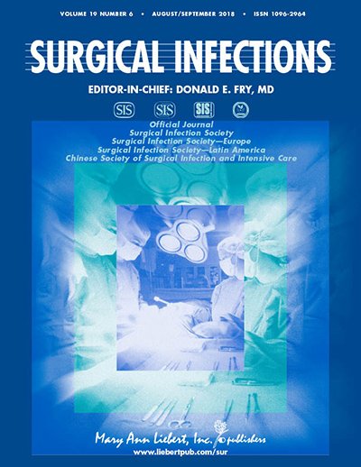 SurgInfxJrnl's tweet photo. Surgical Infections is the preeminent journal providing comprehensive and authoritative information on the biology, prevention, and management of postoperative infections and sepsis.
Follow to get key articles and updates!
https://t.co/igtIcHVvQ6 https://t.co/rftBH3Bn8e