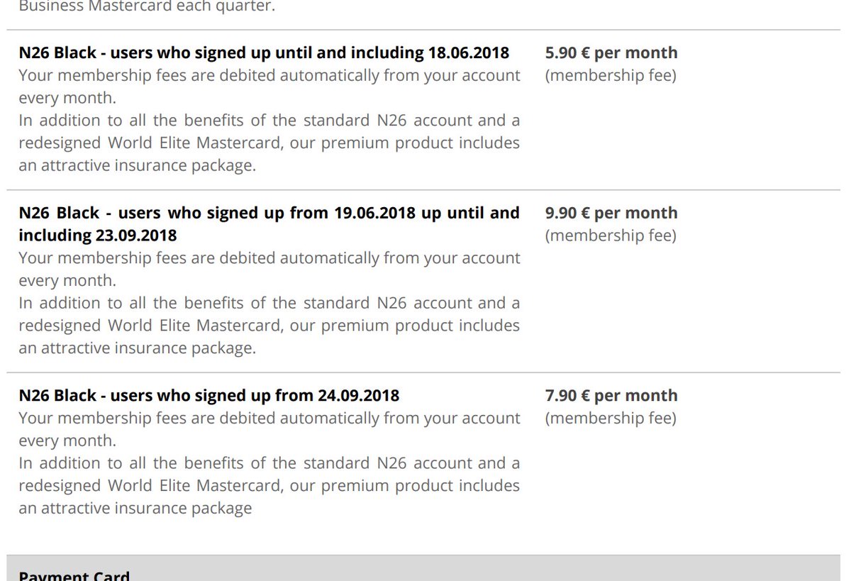 savelbergh's tweet photo. I'm very interested in new ways to manage my banking and while I'm happy with @bunq, I decided to give @n26 a chance as well. Attached screenshots regarding their pricing promotions and their #CustomerService made me pull my account. https://t.co/EFwoEOKzad