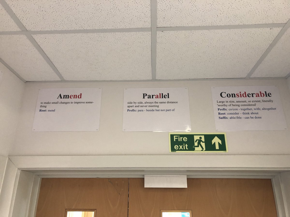 tbap_octavia's tweet photo. Tier 2 words are being put up on every wall in the building. Another way of increasing learners ‘every day vocabulary’. Can’t wait to start having discussions on Monday with our learners. Great work @JenniferAE1191 #tbap18 #loveofwords @TBAPLiteracy #ssif https://t.co/C5RxdlB9ti
