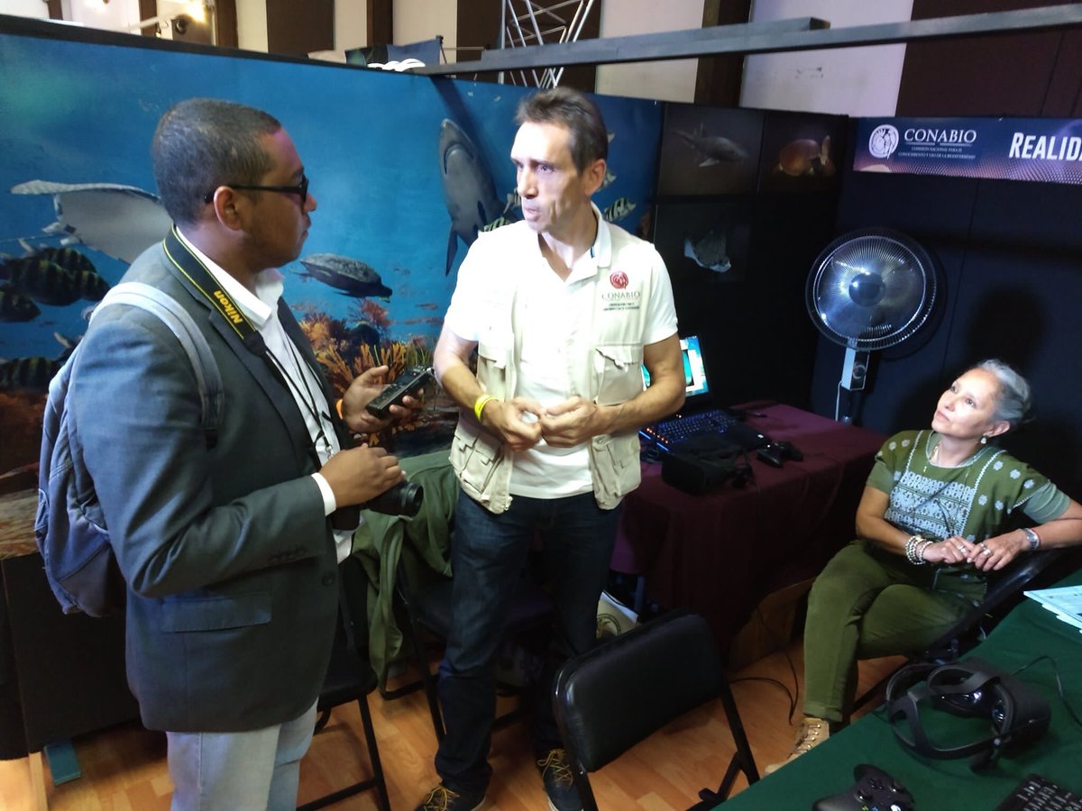 CONABIO's tweet photo. Arrancamos el #VRFestMX con el Proyecto de Inmersión de Arrecifes de la @Conabio Les esperamos. https://t.co/2QQPcvcRLe https://t.co/B2mDEwGir9