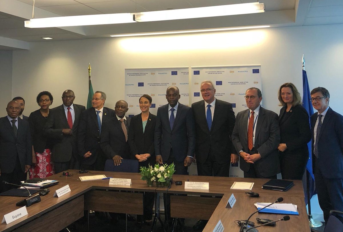 stefanomanservi's tweet photo. Negotiations on a #newACPEUPartnership are on! @MimicaEU @rdussey #UNGA. Today in NY, a new chapter opens for over 100 # EU &amp; #ACP countries.  A highly symbolic venue for what will be a dynamic cooperation at a global level #growth #jobs #SDGs  👉 https://t.co/AzrAKLZTlo https://t.co/wN1qcOn0Ep