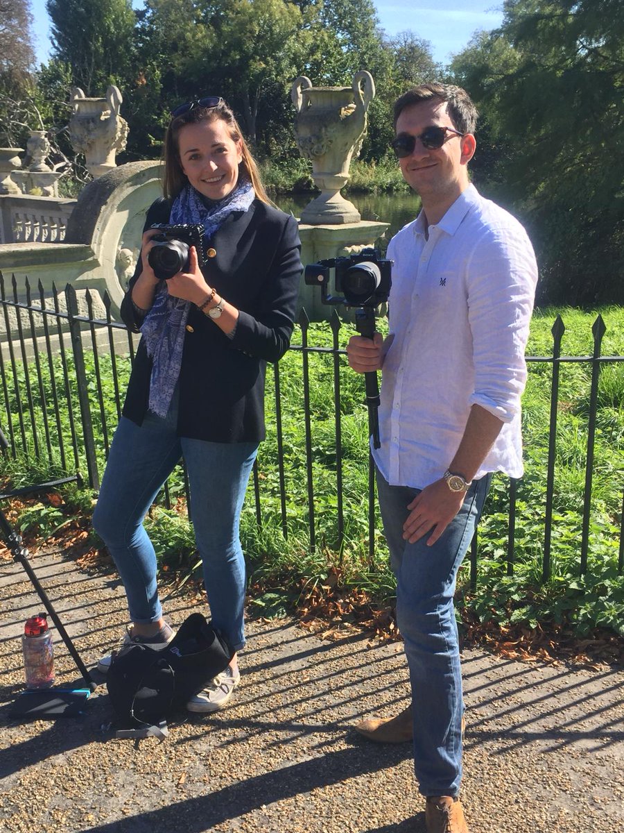 LittleNutsVideo's tweet photo. The dream team were out filming in Hyde Park on Wednesday for @HOSPAtweets, with @JanePendlebury 😄 These job perks are starting to get silly now... 
#LittleNuts #Nutters #HydePark https://t.co/HjXdHKPobQ