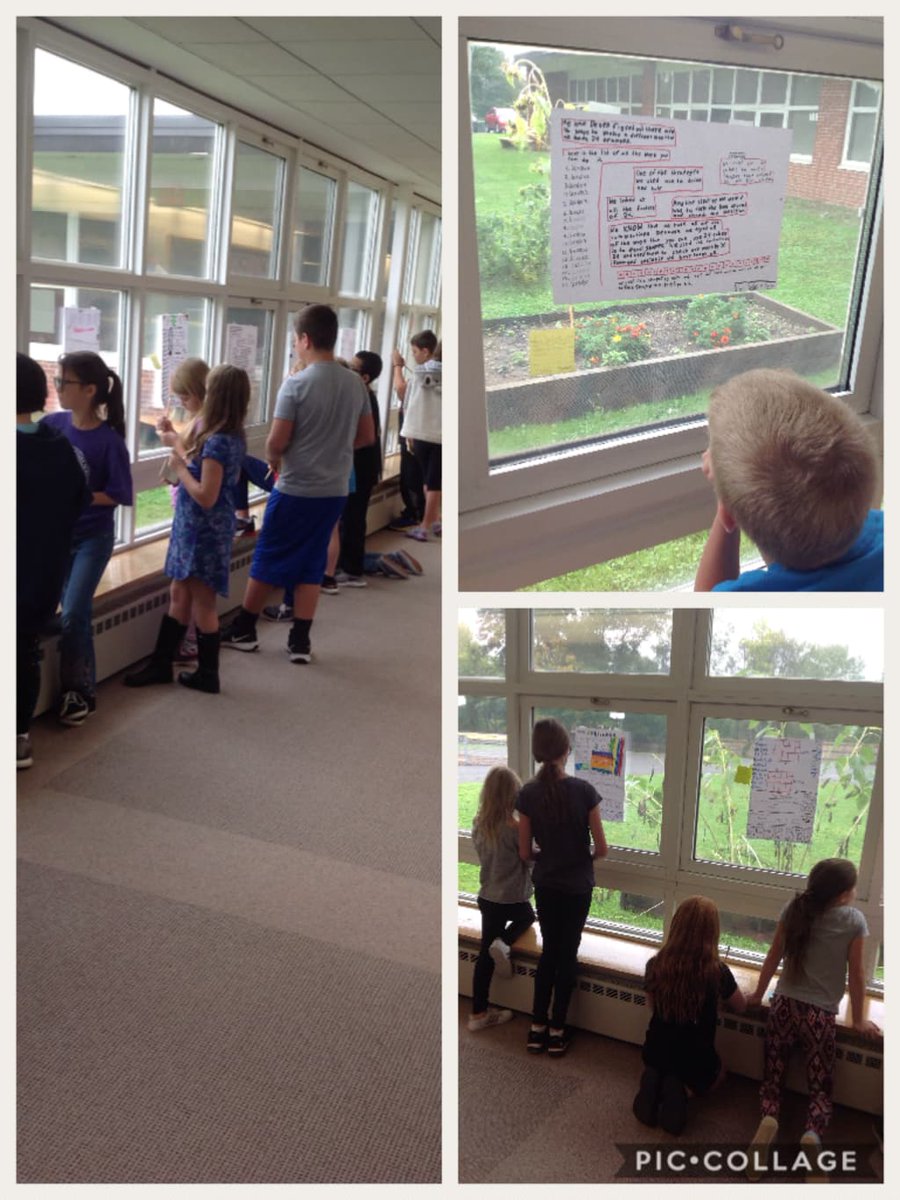 MissDainsBES's tweet photo. First gallery walk for math. Working on feedback.#ctreg14 https://t.co/u8blnuU6VK https://t.co/yFyBrmjmFR