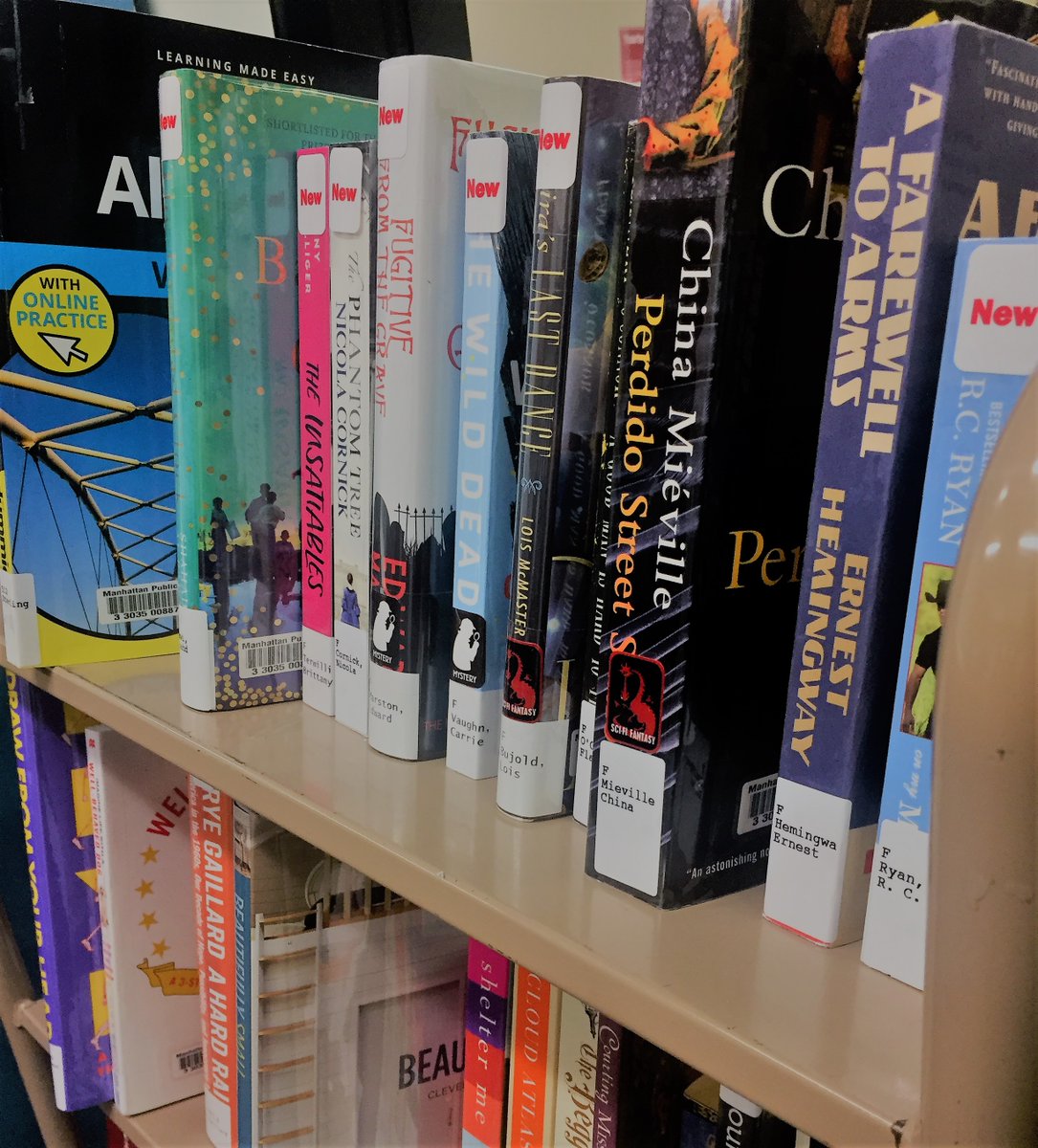 ManhattanPL's tweet photo. There's a special kind of satisfaction I feel looking at a cart of new books. So many stories, just waiting to be read. #perksofbeingalibrarian #lovethatnewbooksmell https://t.co/rbUOiku7Oi
