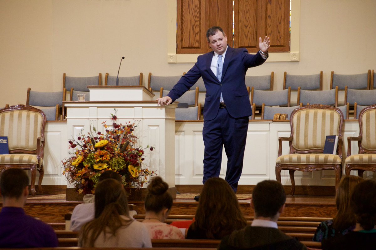 NebcOnline's tweet photo. It’s a wonderful privilege to have @JoelFugate here with us this weekend. We are having a fantastic Bus Ministry Conference! #thenebc #nebc2018 #nebcchapel #cbcbusministryconference https://t.co/sWFUybRf4L