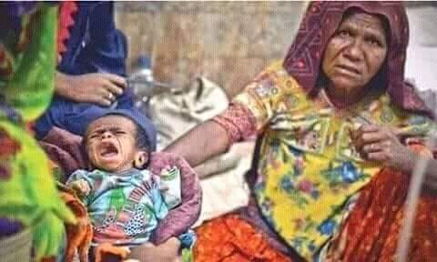 wafawaseem's tweet photo. #Thar - wells dried up. Crops and livestock perished. Waterborne, viral infections and malnutrition snatched the lives of 470 infants in this year alone. Where is Sindh government? PPP that projected itself as the party of poor people? @BBhuttoZardari @MediaCellPPP @PPP_Org https://t.co/hZziboicPD