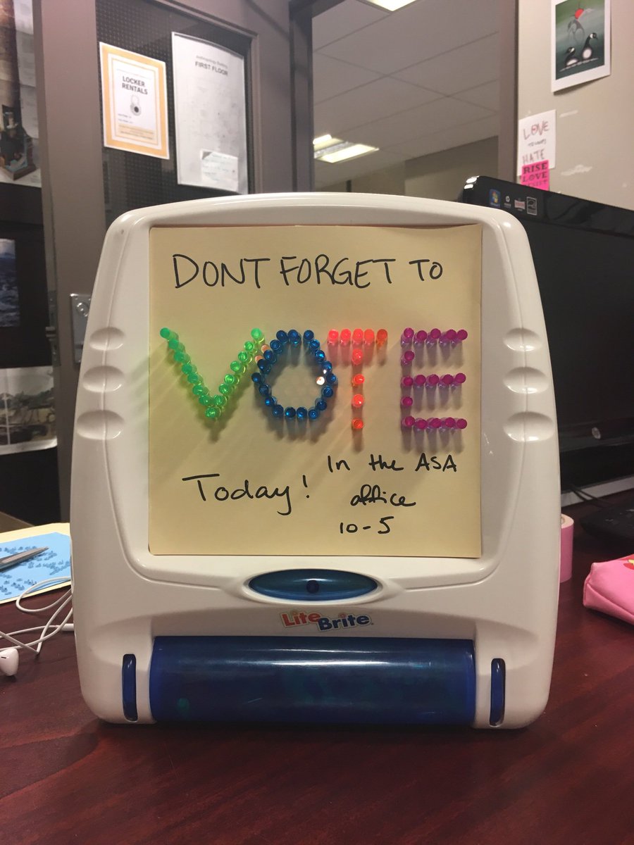 UTorontoASA's tweet photo. We’re having an election! Voting will be open until 5pm today https://t.co/VcO5pjuOwB