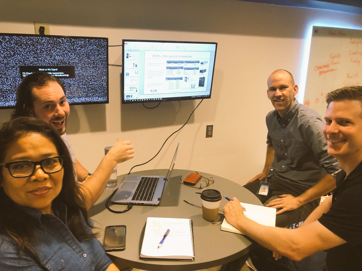 BizPowering's tweet photo. Great to have #TeamWolfe all together. Getting locked and loaded to finish of the year strong and set the long term strategy for Distributed IT Infrastructure. #ProductManagementLyfe #EatonGetsIT https://t.co/Sf2uT90I9q