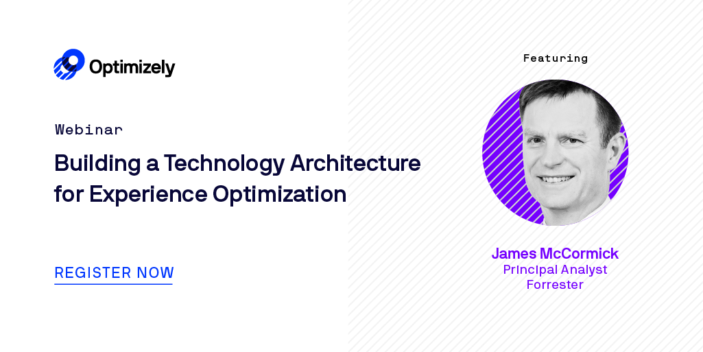 Optimizely's tweet photo. Early experimentation adopters are gaining significant competitive advantage. Don't get left behind: Get caught up on emerging trends in experience optimization with @JFMcCormick of @forrester on Oct. 2. https://t.co/iJAODFgAIZ https://t.co/QQUngtB8et