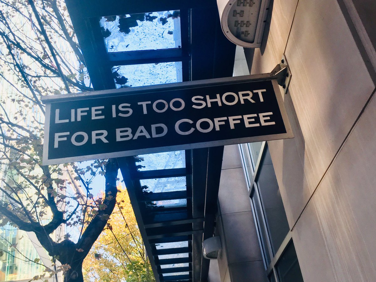 MillerKristiL's tweet photo. Couldn’t agree more.  #CoffeeLover #Vancouver https://t.co/mgOEQMAO1A