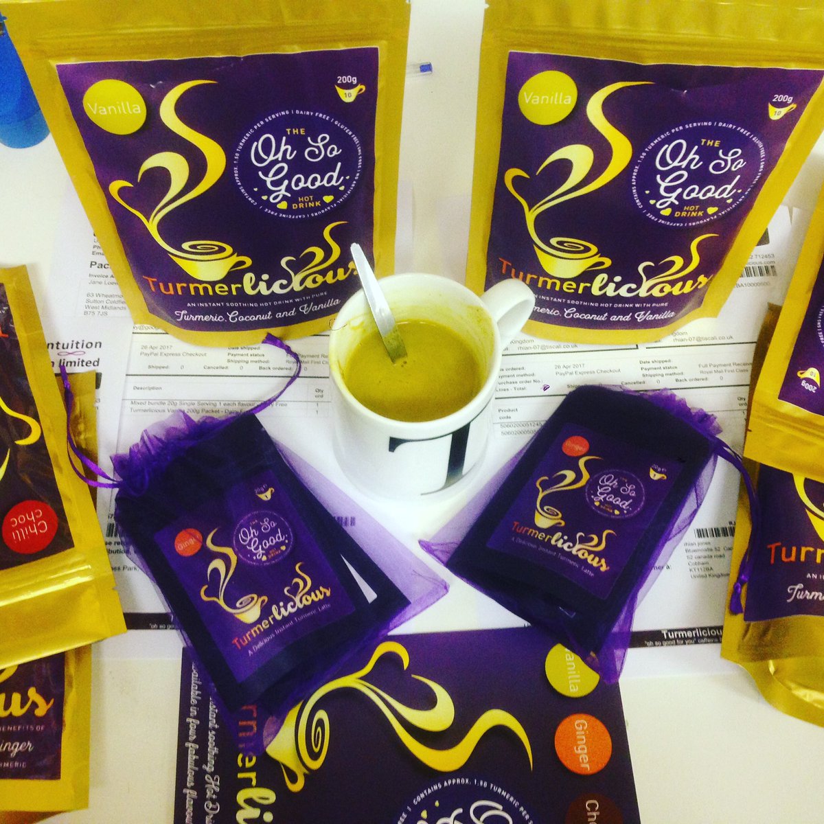 GloTIMETV_'s tweet photo. #competition #Win a Delicious Pack of #Turmerlicious #Latte Blends - RT & F to enter - get extra entries at https://t.co/i6J8bRDemw - #tumeric #health #glutenfree #dairyfree #barista #Coffee https://t.co/b14VbEcMnu