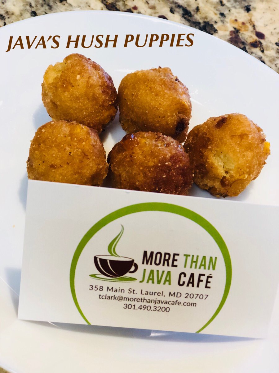 MoreThanJava's tweet photo. YEP!!! JAVA HUSH PUPPIES!!! Who remembers the old Chesapeake Bay Seafood House Hush Puppies?!?!?!? 😋#hushpuppies #morethanjavacafe #morethangood #laurelmd #pgcounty #dmv https://t.co/RItokfvV92