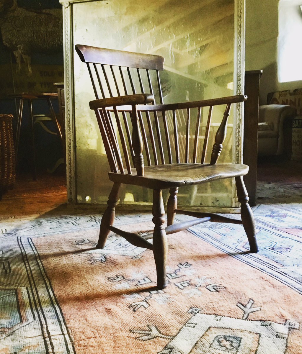 Comb back chair #primitive #country #vernacular #antiques #countryhouse #decorative #Llangollen #nookantiques