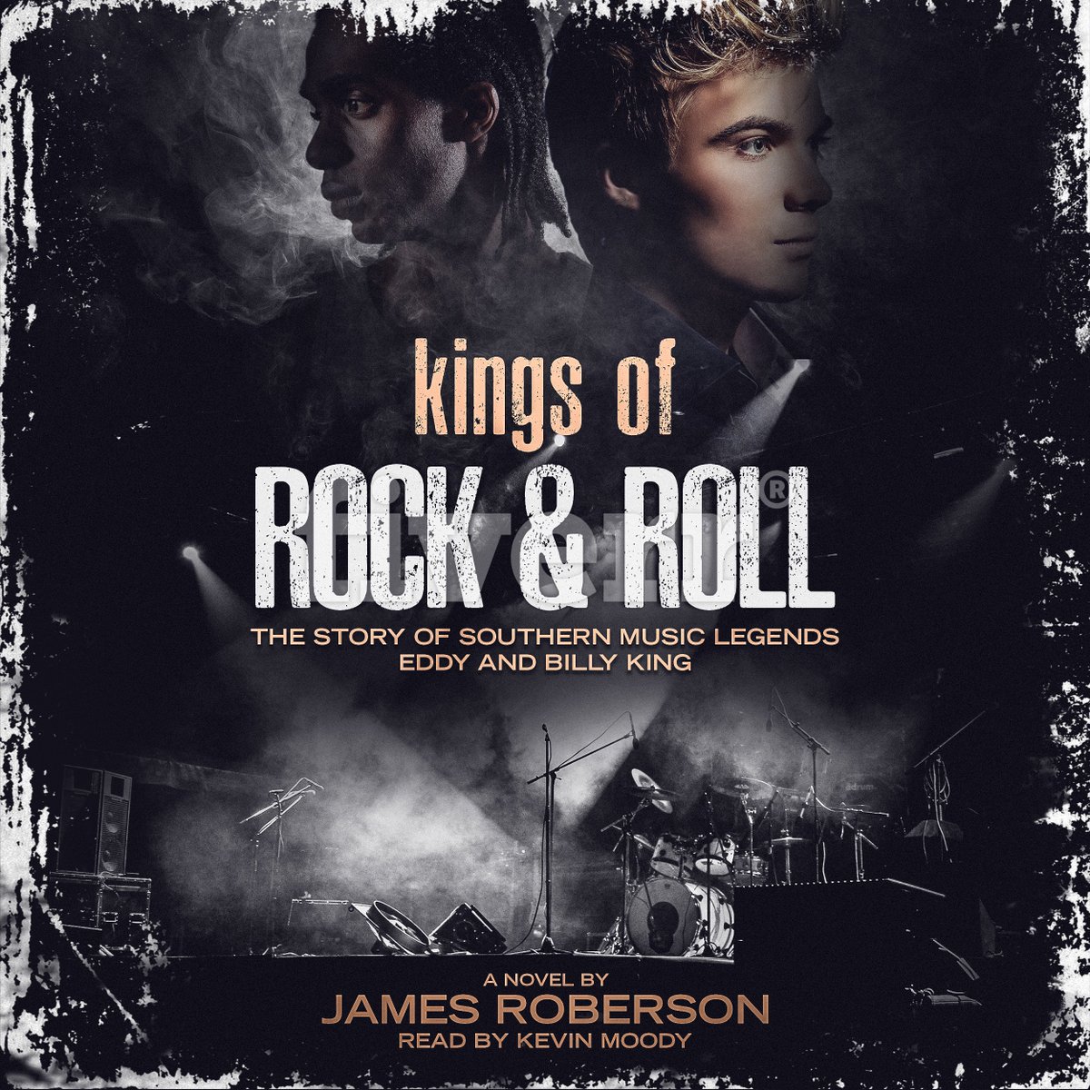 JamesRRoberson's tweet photo. The MUSIC never dies! Not in the just-released novel #KingsofRockandRoll from #jamesrobersonnovels. Available from #Amazon #kindlebooks and #Audible. For black music prodigy Eddy King and white prodigy Billy King being best friends and playing music in the 60s South wasn't easy. https://t.co/U5qjfe7QJd