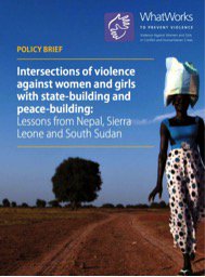 WhatWorksVAWG's tweet photo. New policy brief led by @GWUGlobalWomen @careintuk &amp; @theIRC study bridges the gap between #VAWG and post-conflict state-building / peace-building policies and processes #Evidence more info here @WhatWorksVAWG https://t.co/Z50DaJyHef https://t.co/bMqswOt5w3