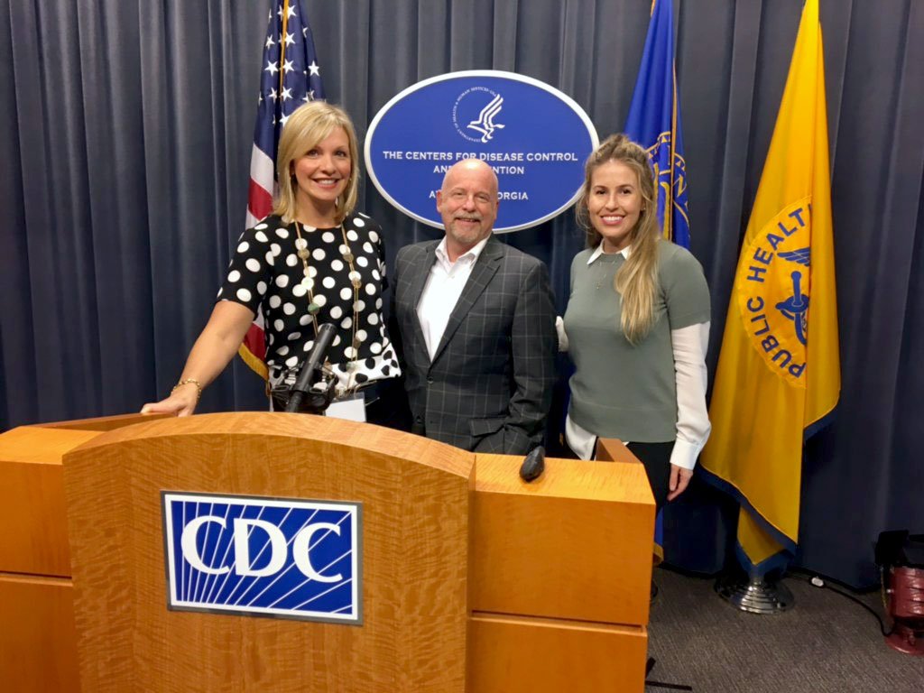 Qorvis's tweet image. .@Qorvis experts @richmasters1, Jennifer Baskerville and @KTselli traveled to Atlanta, Georgia for @CDCgov to conduct #mediatraining and #messagedevelopment for the top subject area expert #physicians and #researchers.